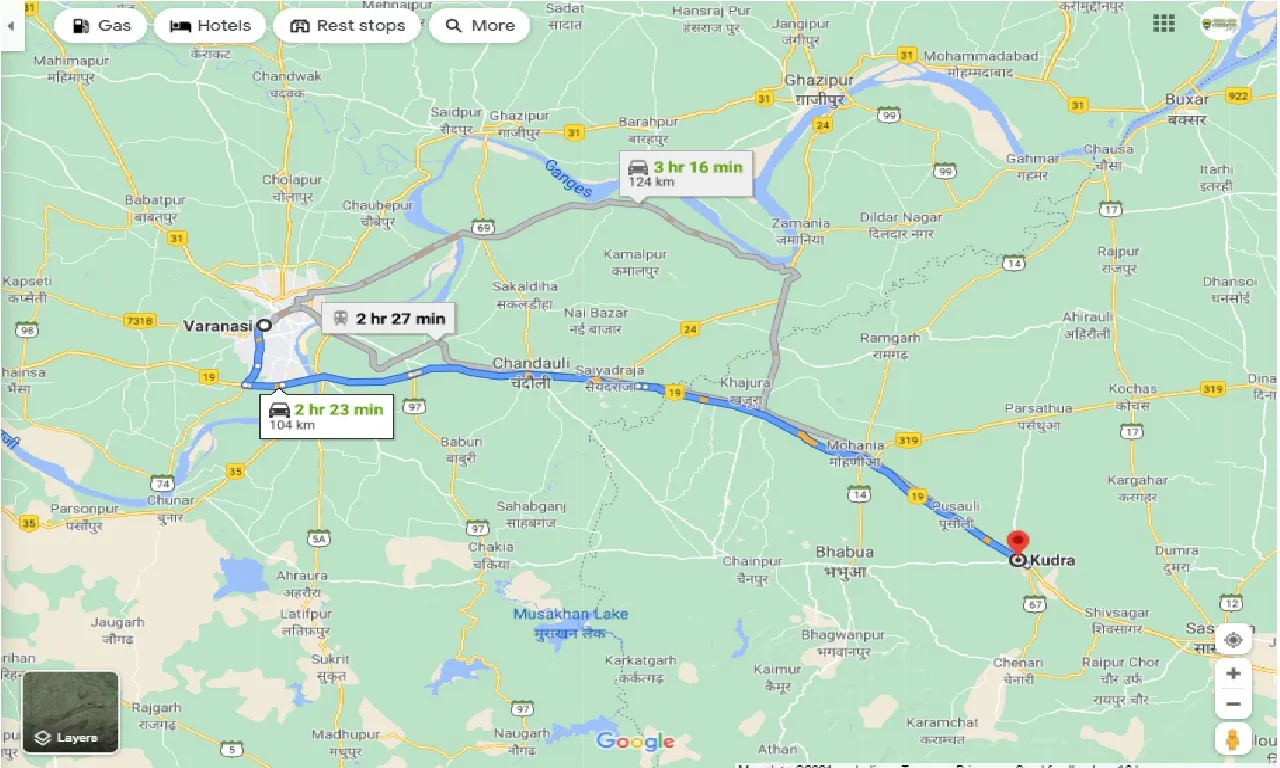 varanasi-to-kudra-one-way
