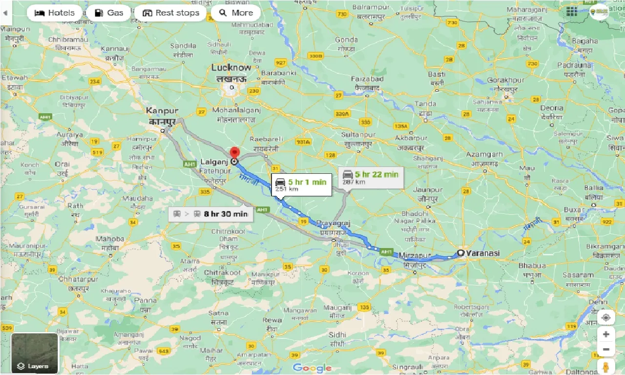 varanasi-to-lalganj-one-way