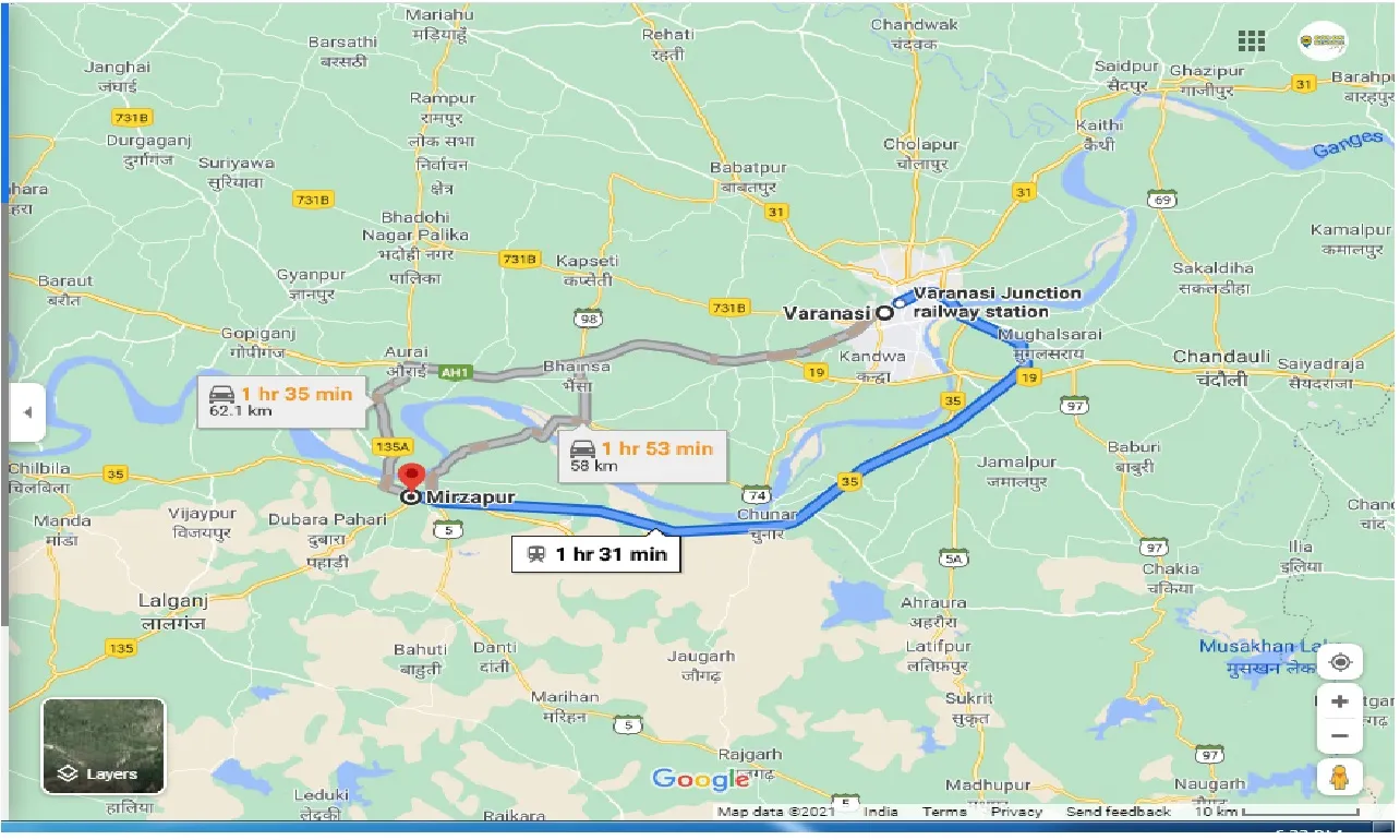 varanasi-to-mirzapur-one-way