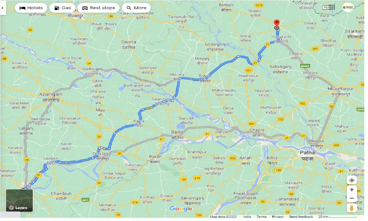 varanasi-to-motihari-round-trip