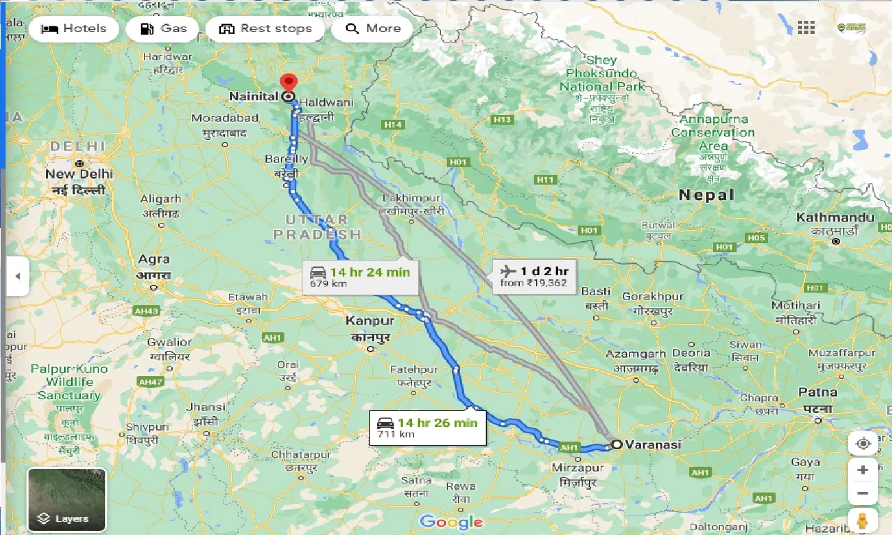 varanasi-to-nainital-outstation