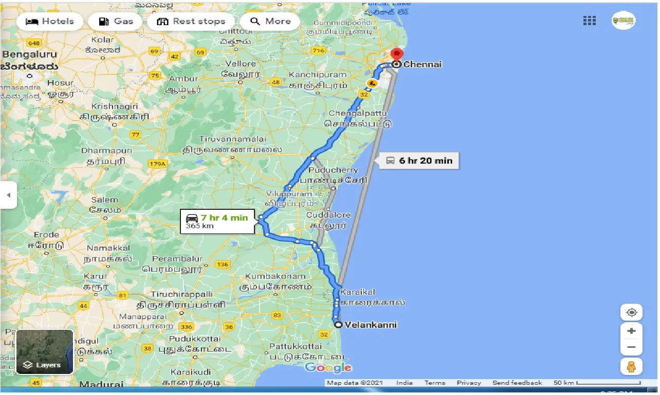 velankanni-to-chennai-one-way