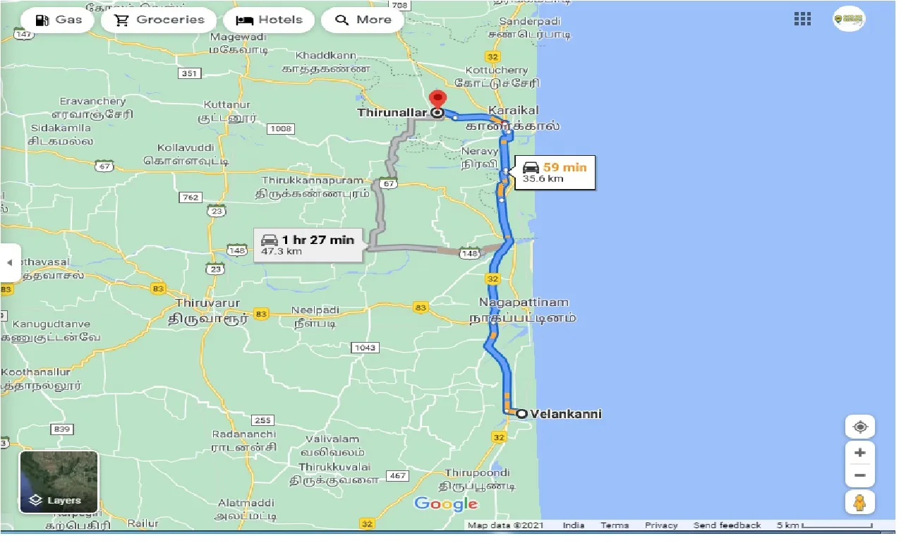 velankanni-to-thirunallar-one-way