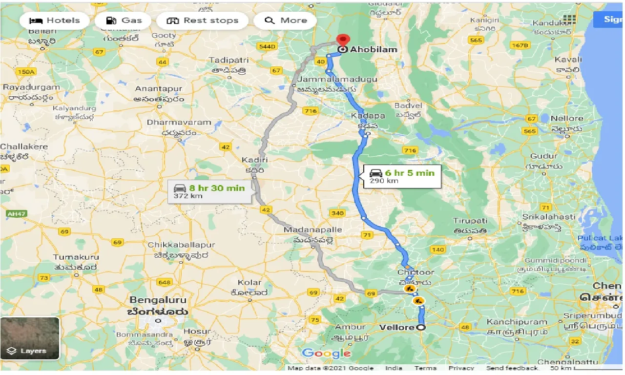 vellore-to-ahobilam-one-way