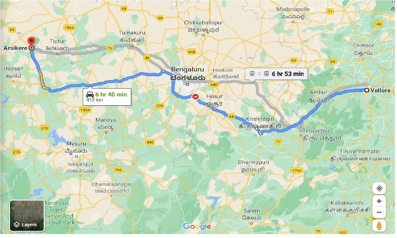 vellore-to-arsikere-one-way