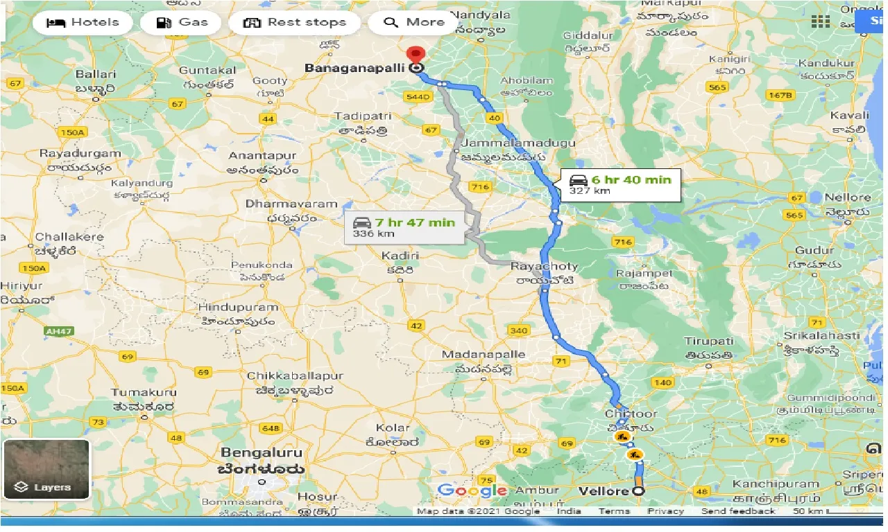 Vellore To Banaganapalli Taxi vellore-to-banaganapalli-taxi