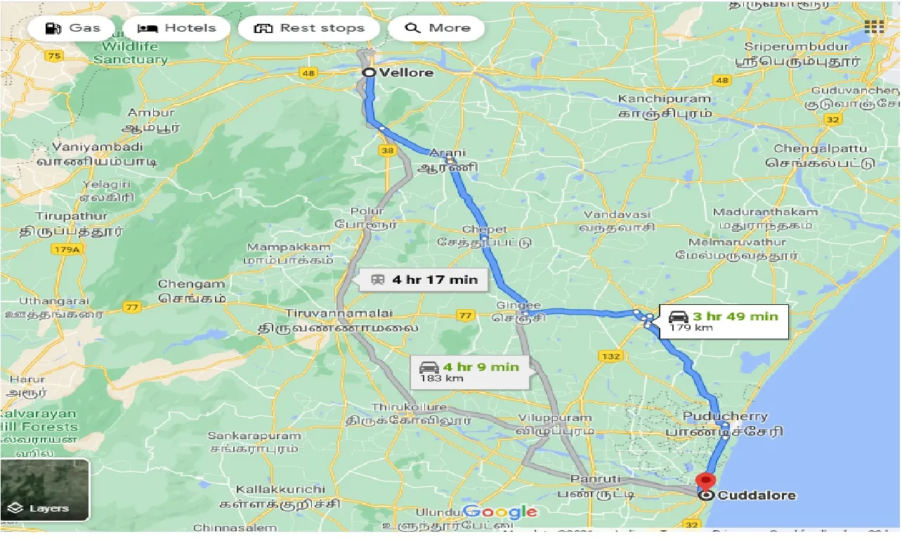 vellore-to-cuddalore-taxi