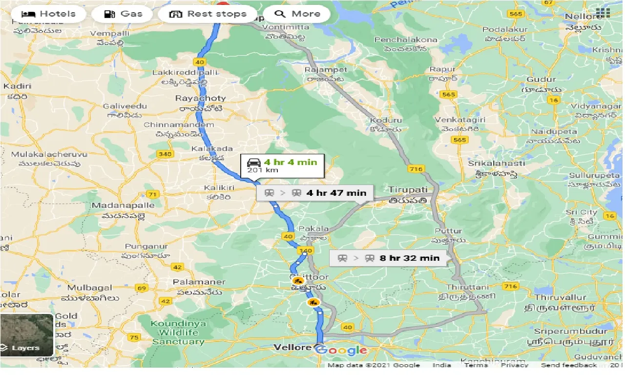 vellore-to-kadapa-taxi