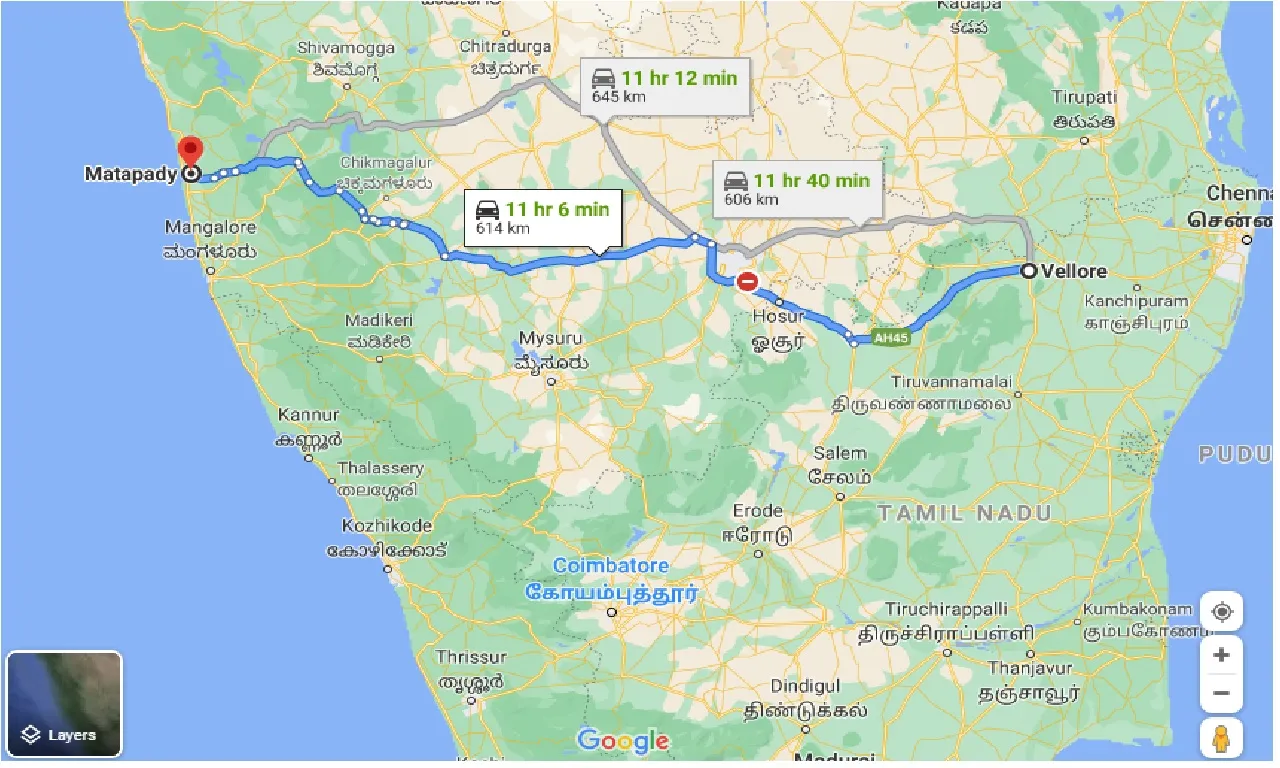 vellore-to-kalikiri-one-way