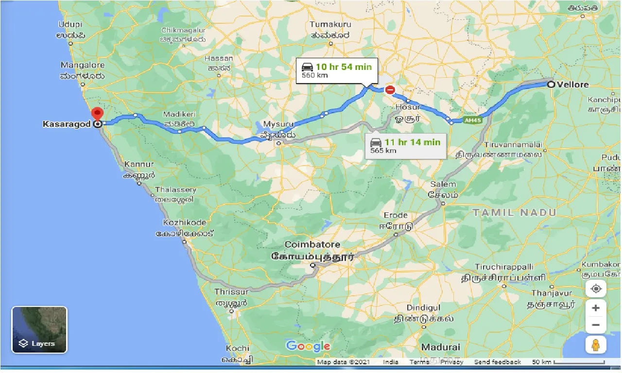 vellore-to-kasaragod-one-way