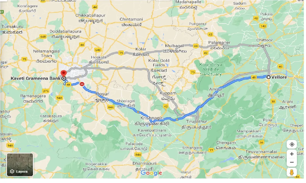 vellore-to-kaveti-nagar-one-way