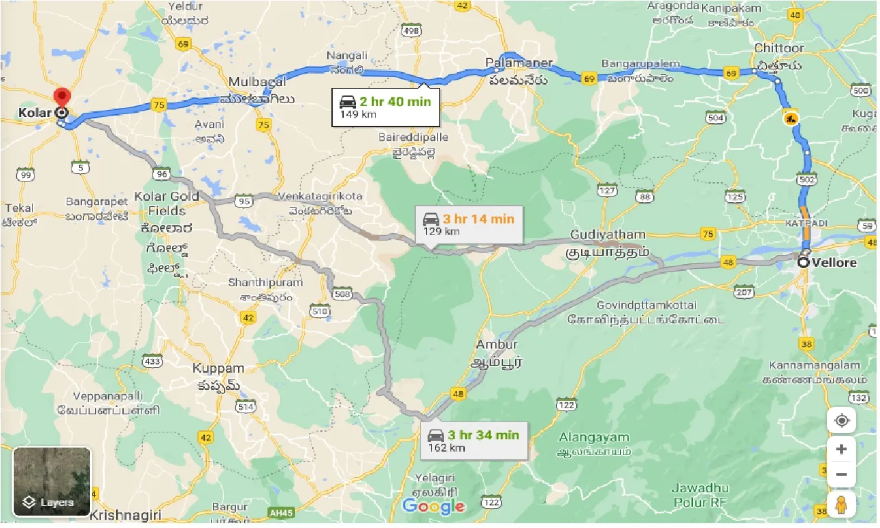 vellore-to-kolar-taxi
