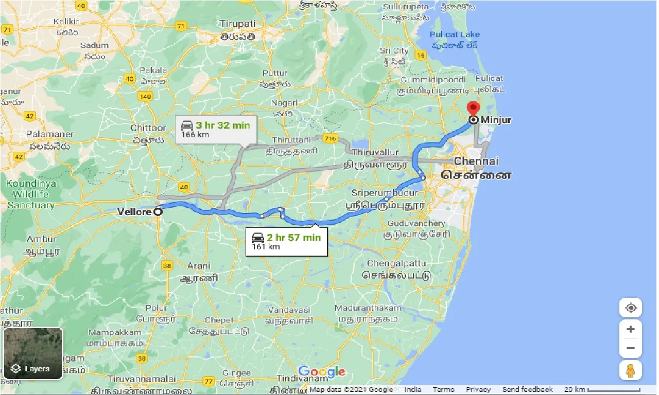 vellore-to-minjur-taxi