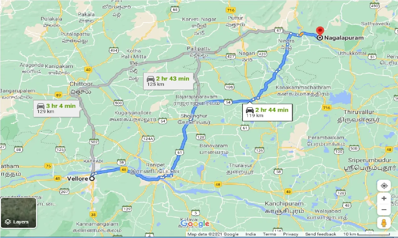 vellore-to-nagalapuram-taxi