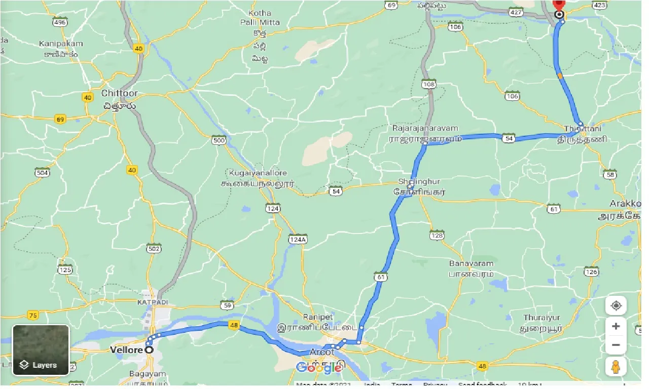 vellore-to-nagari-one-way