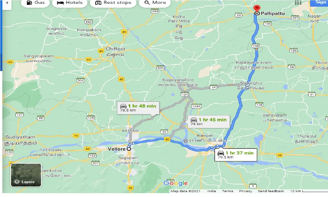 vellore-to-pallipattu-one-way
