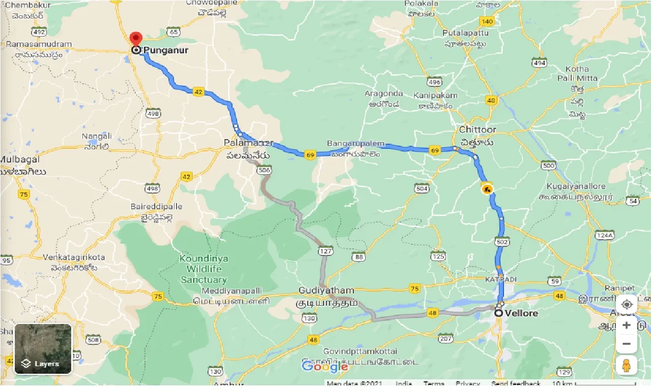 vellore-to-punganur-one-way