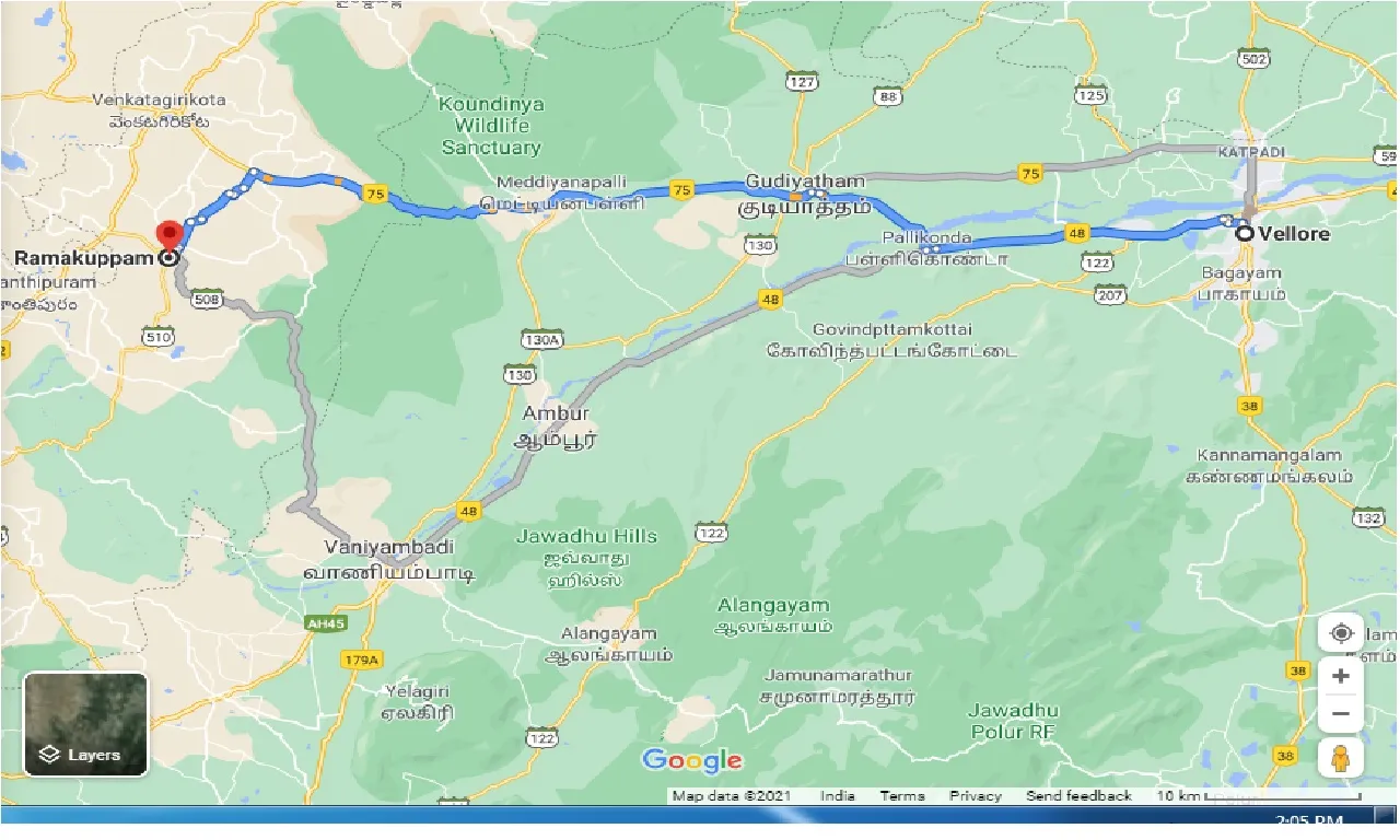vellore-to-ramakuppam-one-way