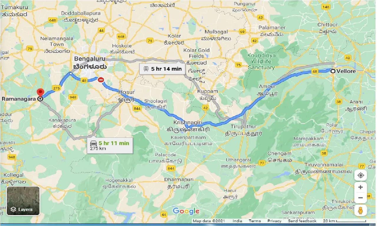 vellore-to-ramanagara-one-way