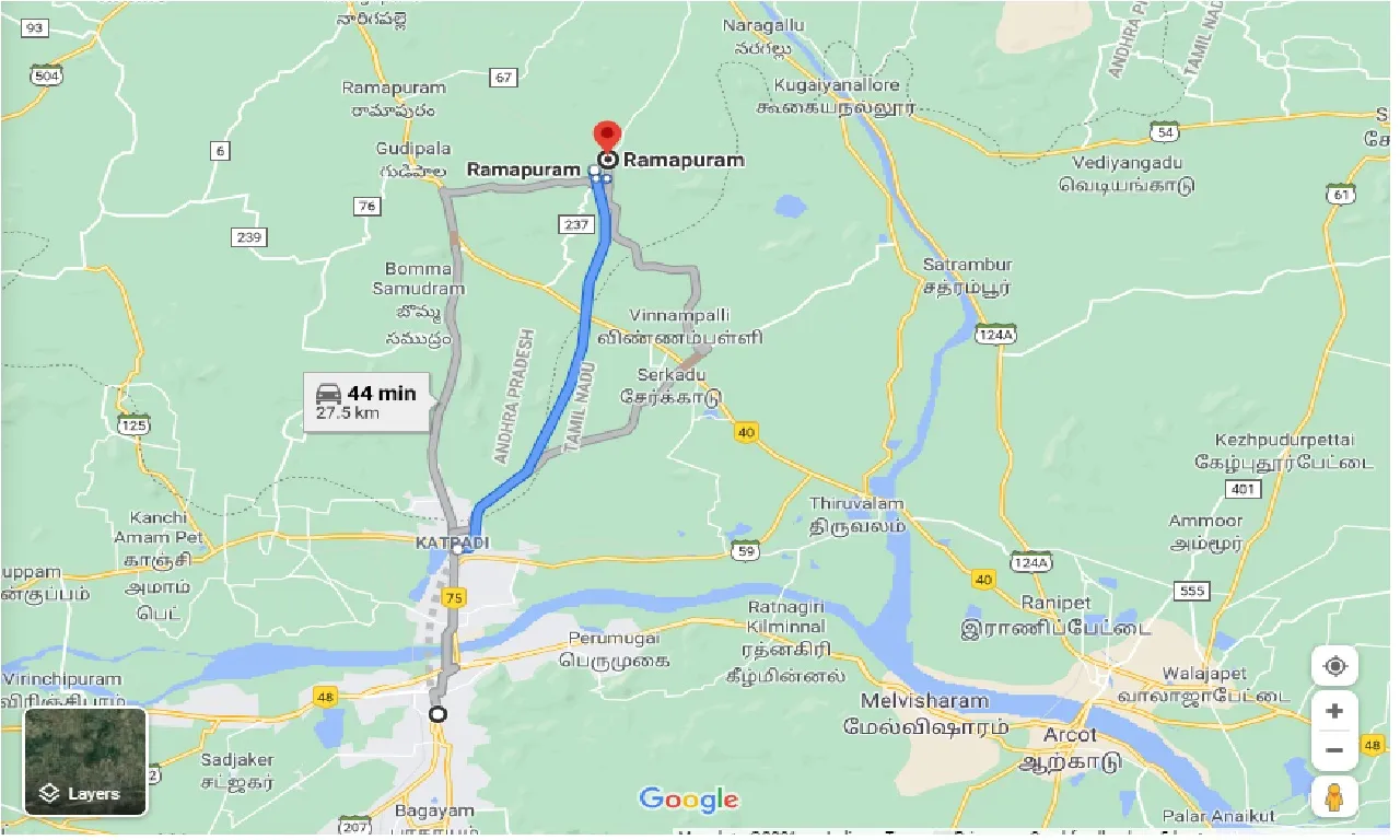 vellore-to-ramapuram-taxi