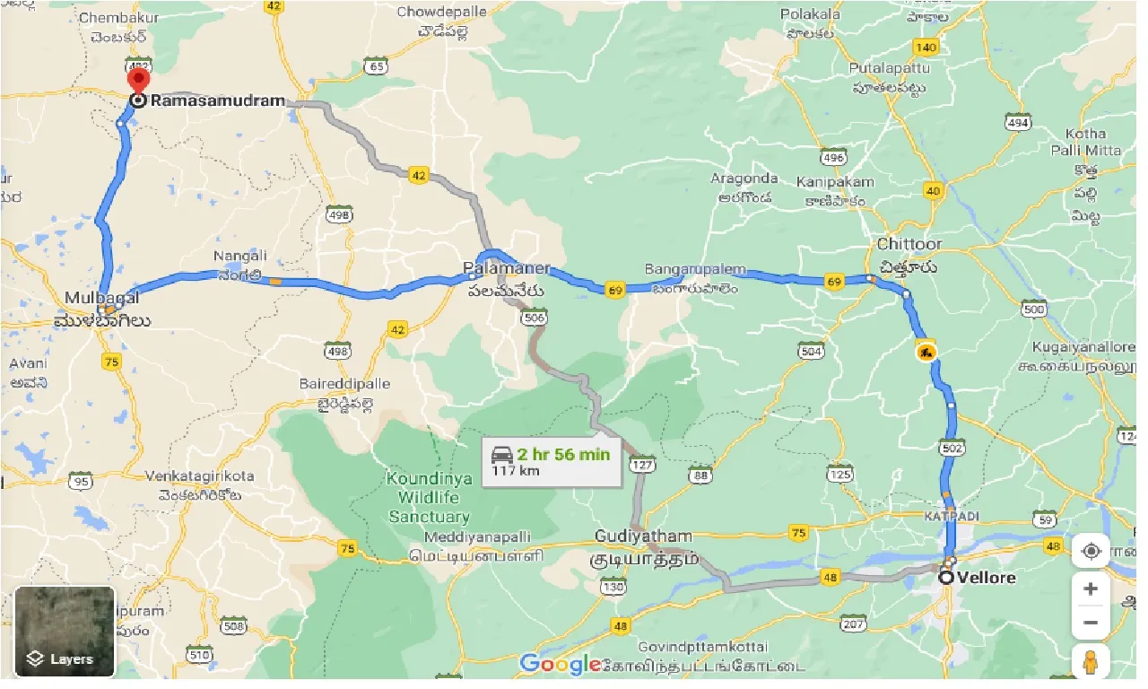 vellore-to-ramasamudram-taxi