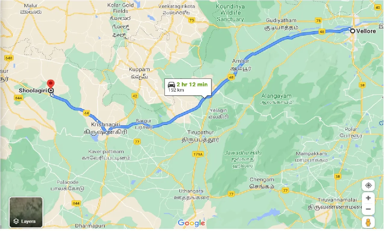 vellore-to-shoolagiri-one-way