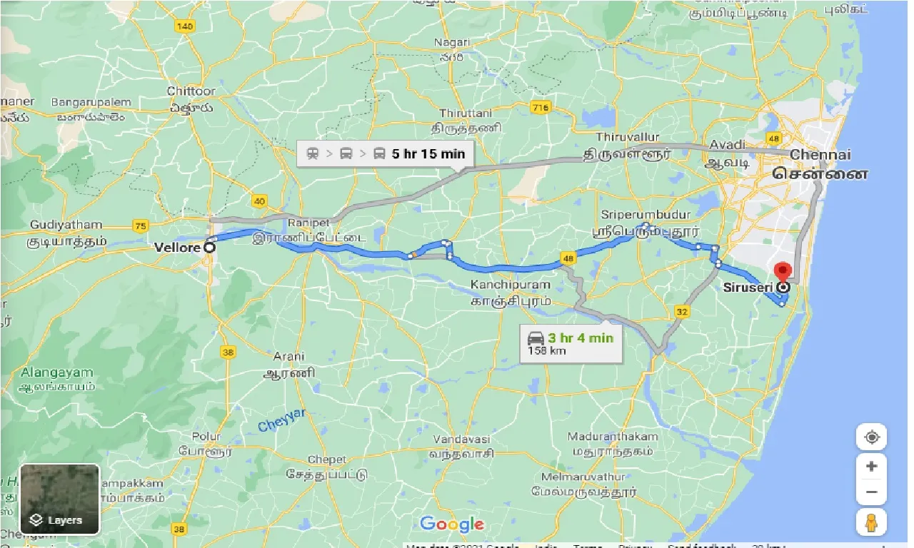 vellore-to-siruseri-one-way