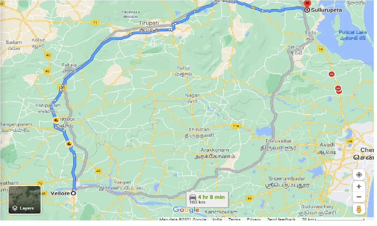 vellore-to-sullurupeta-one-way
