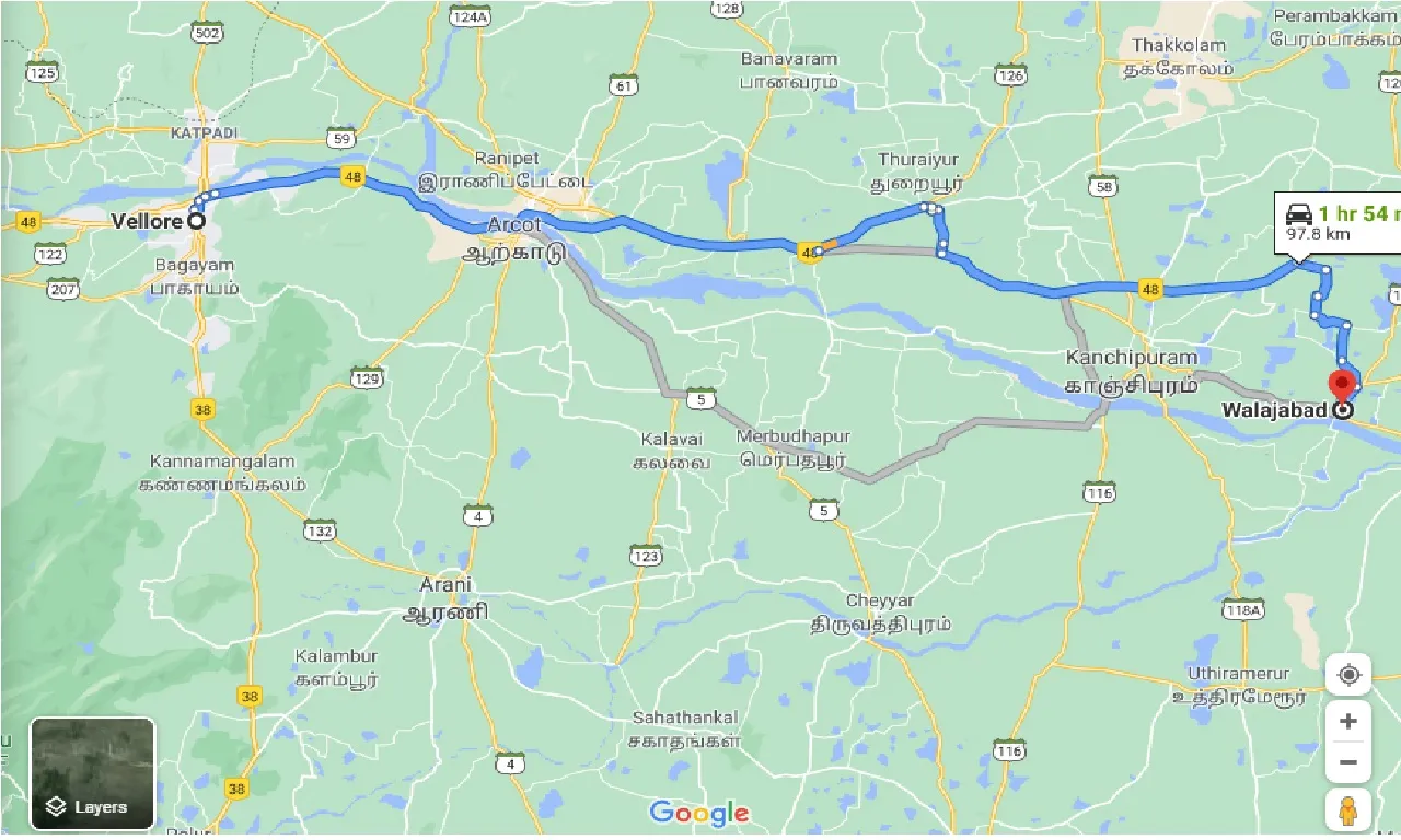 vellore-to-walajabad-one-way