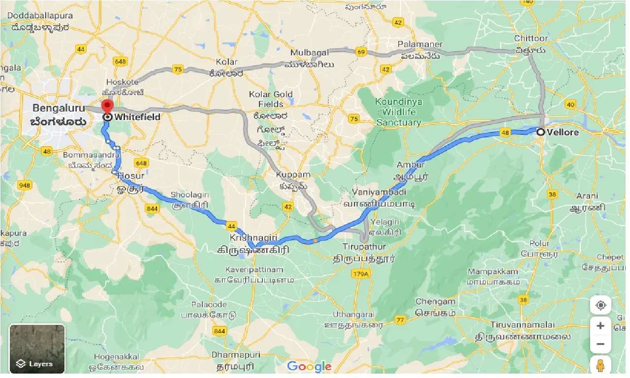vellore-to-whitefield-one-way