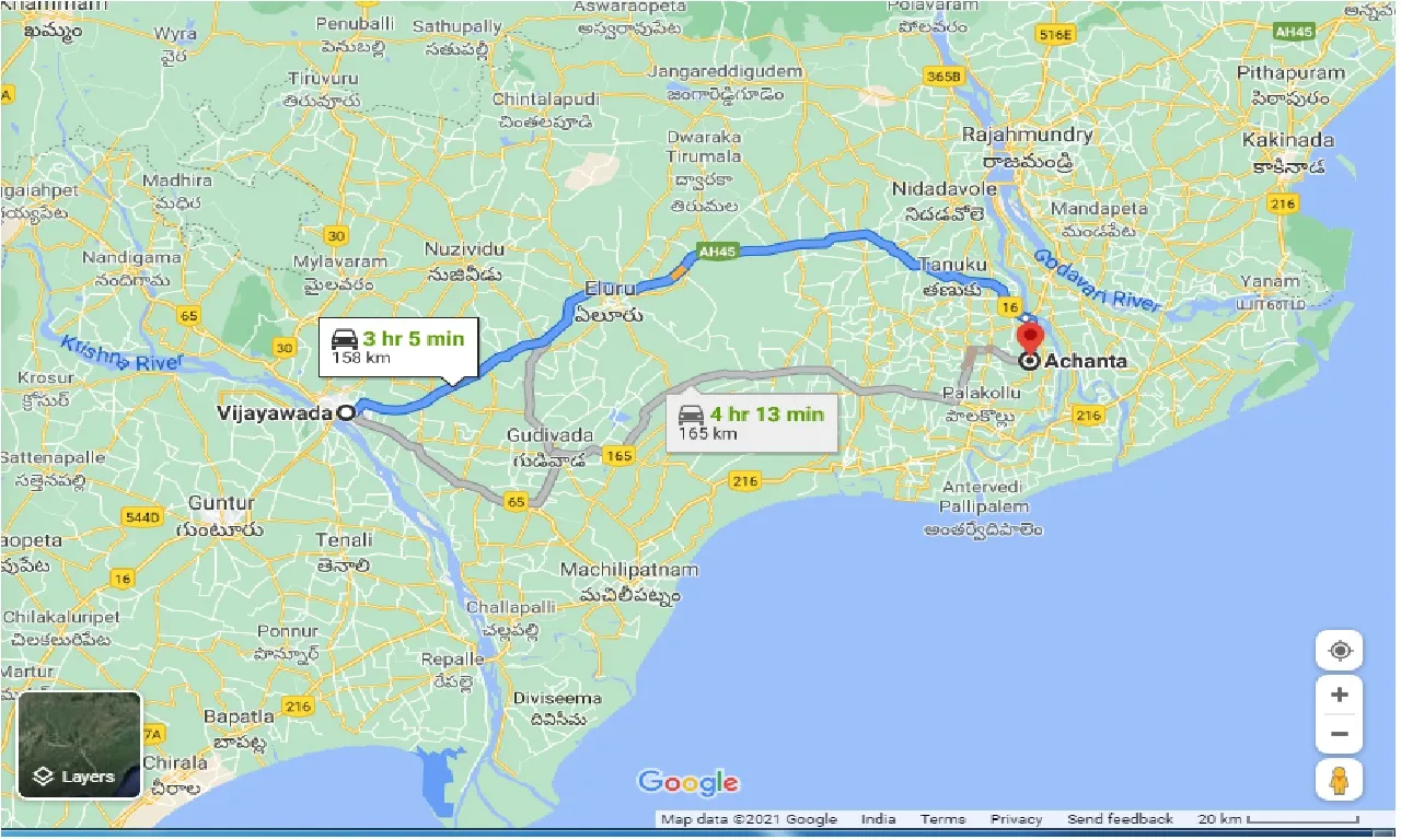 vijayawada-to-achanta-one-way