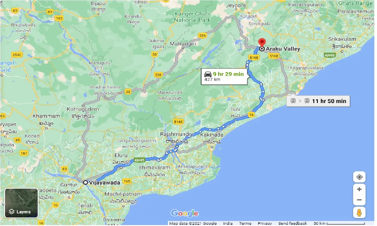 vijayawada-to-araku-one-way