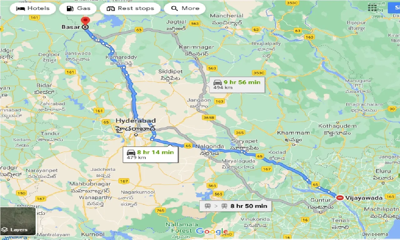 vijayawada-to-basar-one-way