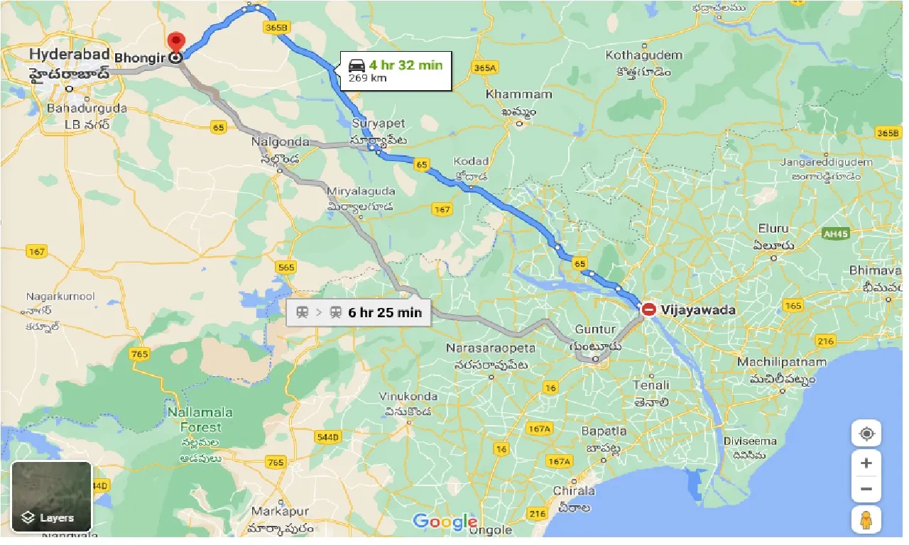 vijayawada-to-bhongir-one-way