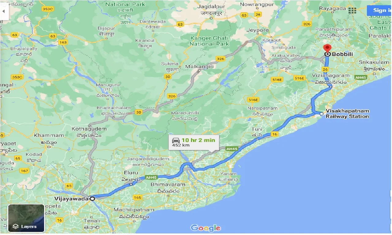vijayawada-to-bobbili-taxi