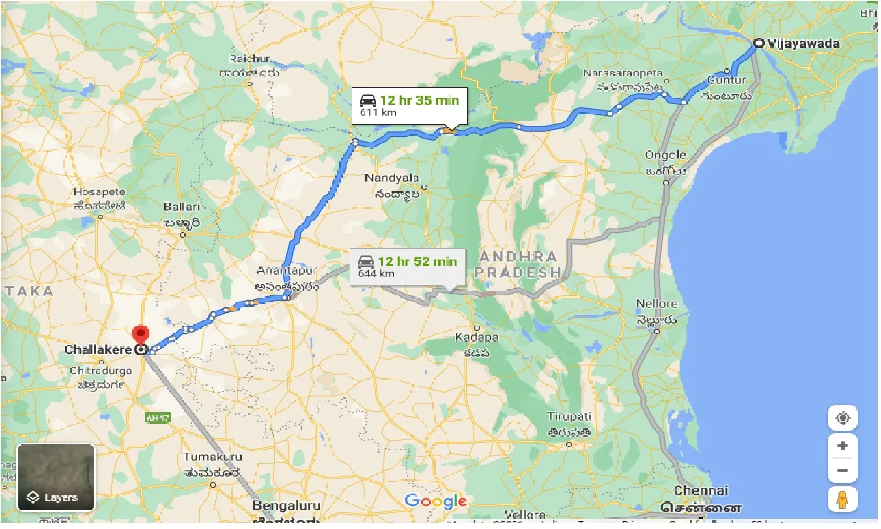 vijayawada-to-challakere-taxi