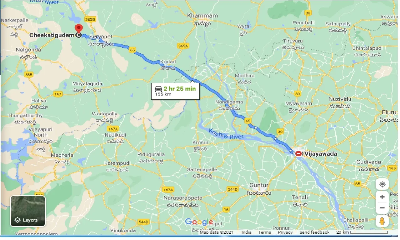 vijayawada-to-cheekatigudem-taxi