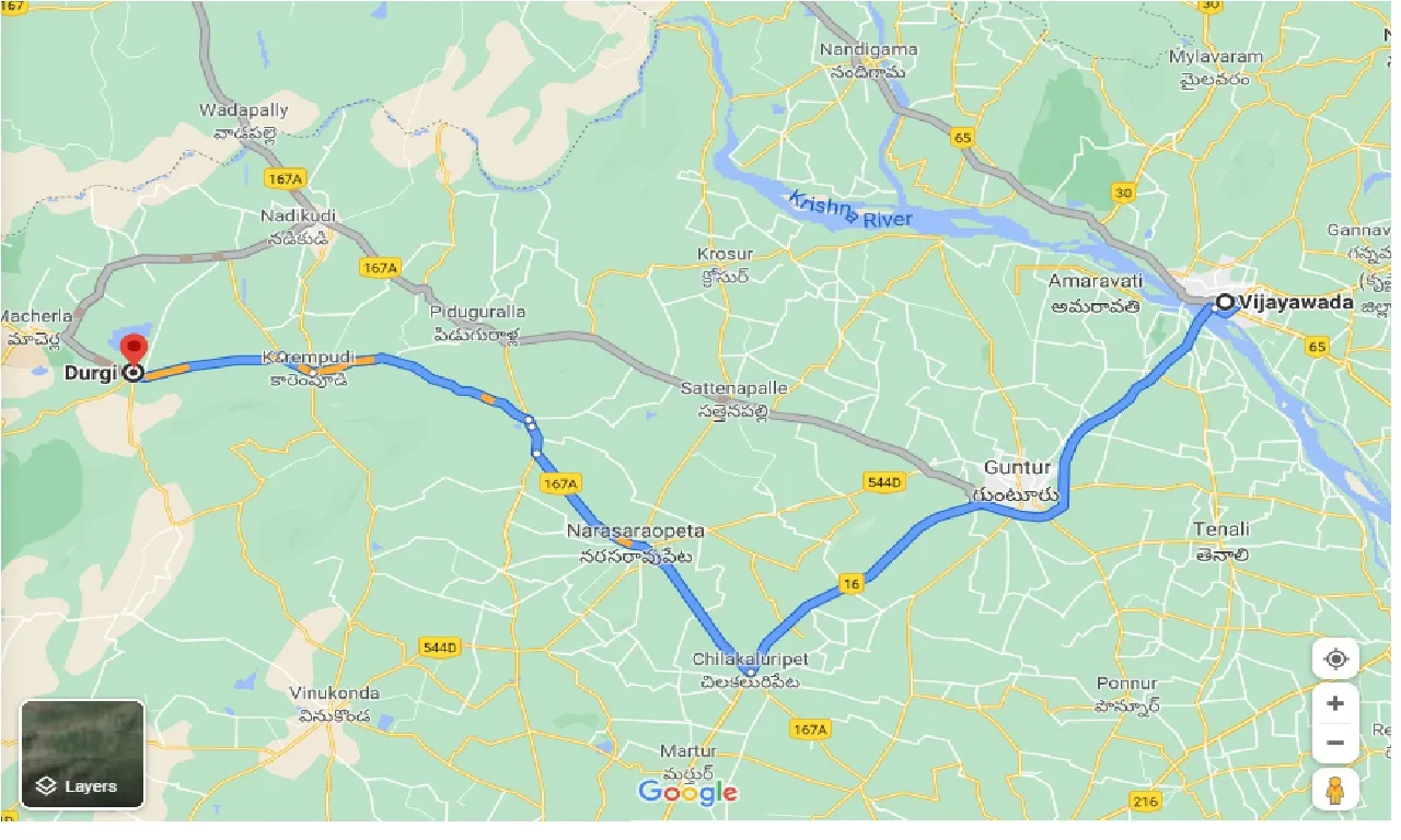 vijayawada-to-durgi-taxi