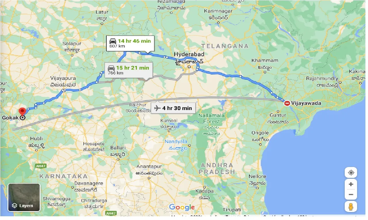 vijayawada-to-gokak-taxi