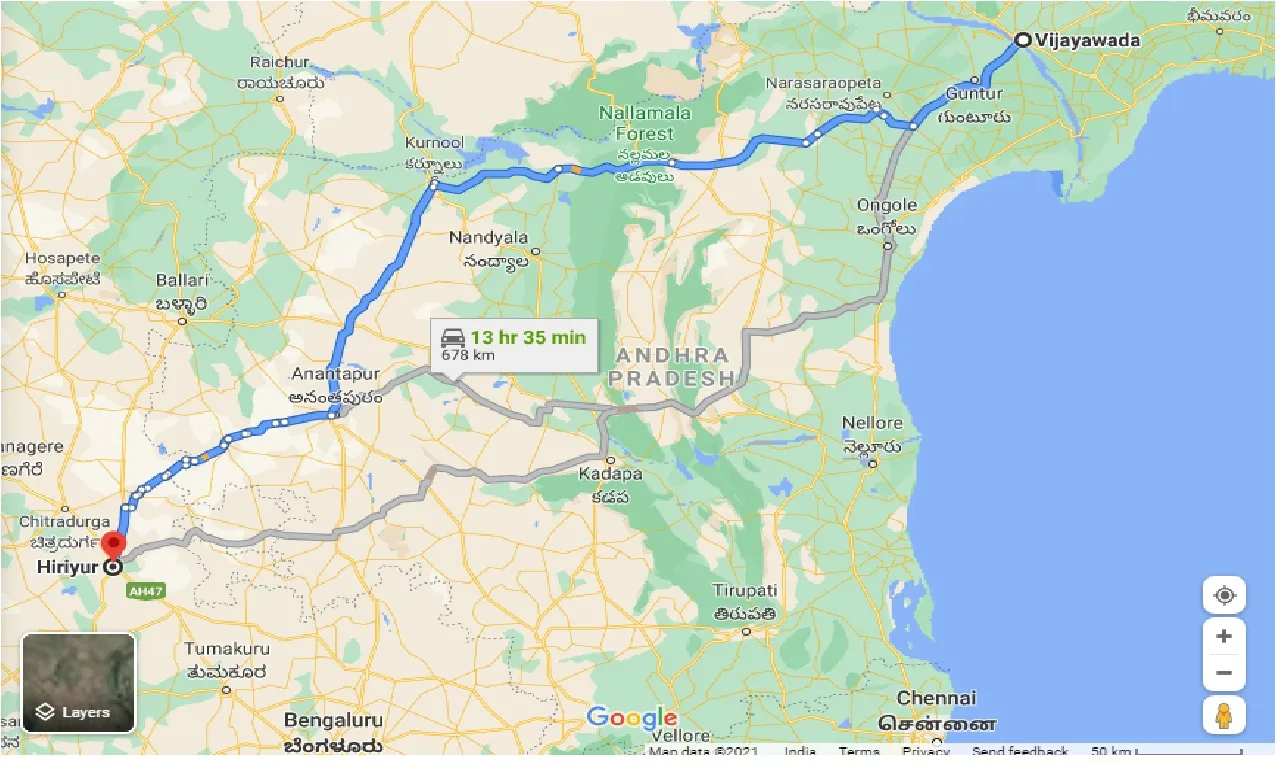 vijayawada-to-hiriyur-one-way
