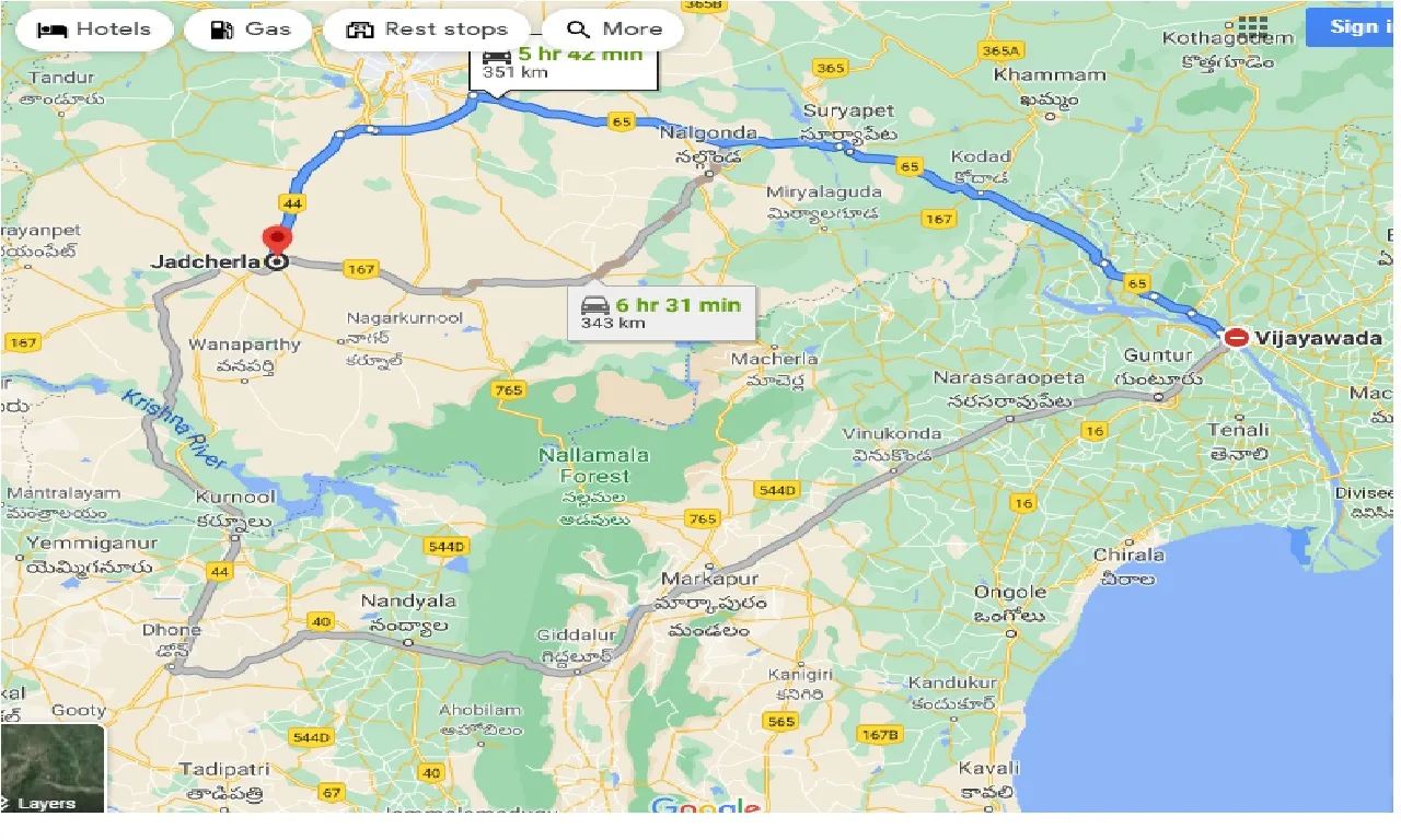 vijayawada-to-jadcherla-taxi