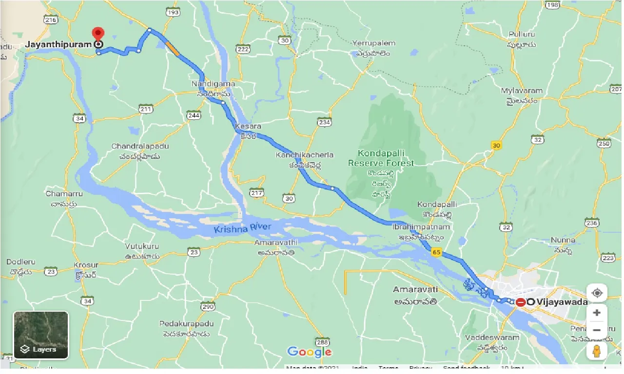Vijayawada To Jayanthipuram One Way vijayawada-to-jayanthipuram-one-way
