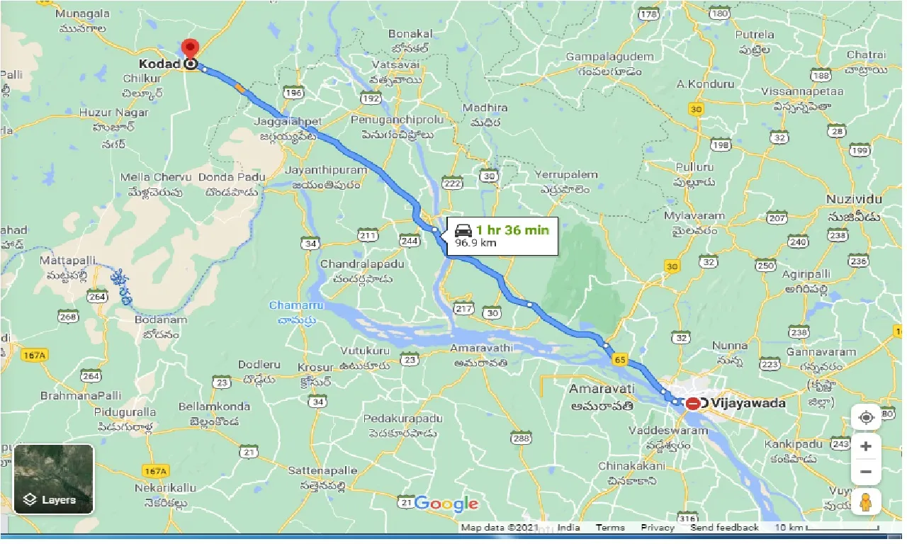 vijayawada-to-kodad-one-way