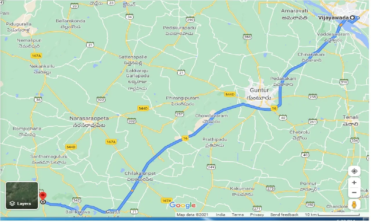 vijayawada-to-kommala-padu-taxi