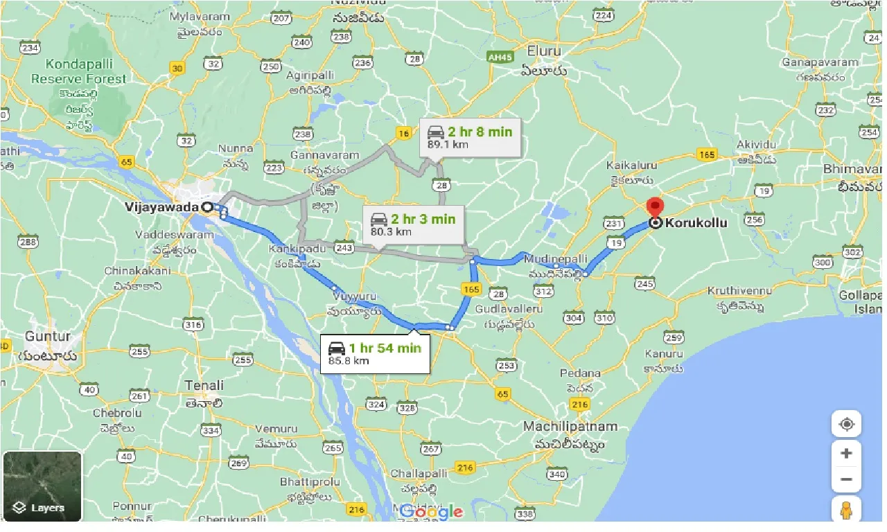 vijayawada-to-korukollu-taxi