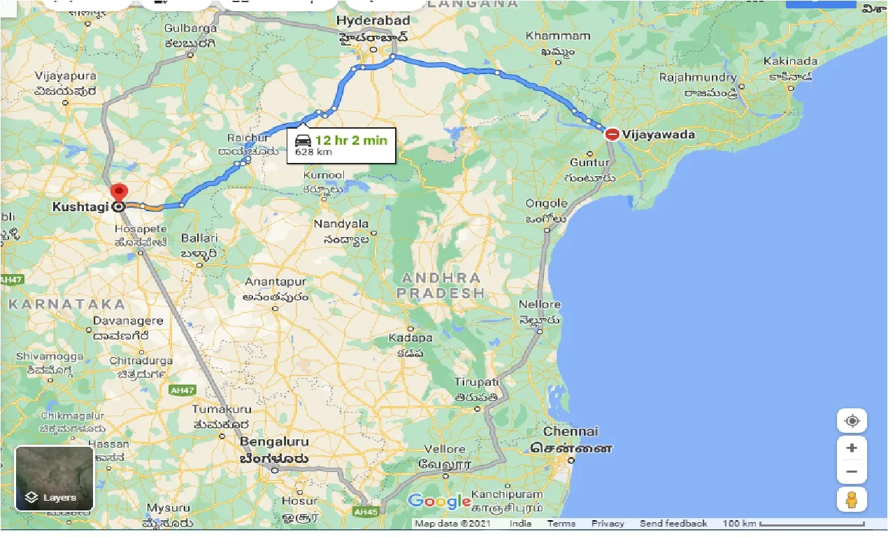 vijayawada-to-kushtagi-taxi