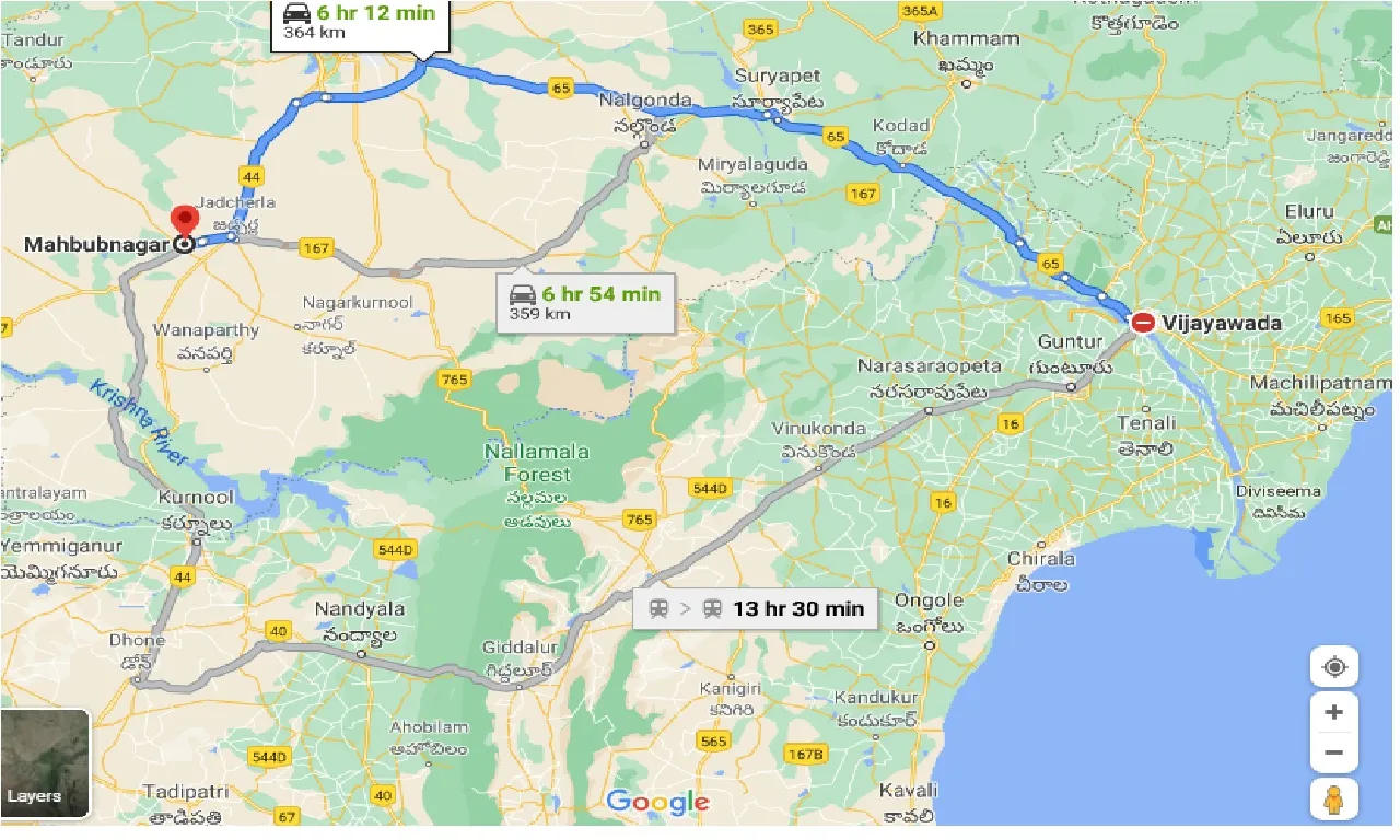 vijayawada-to-mahbubnagar-taxi