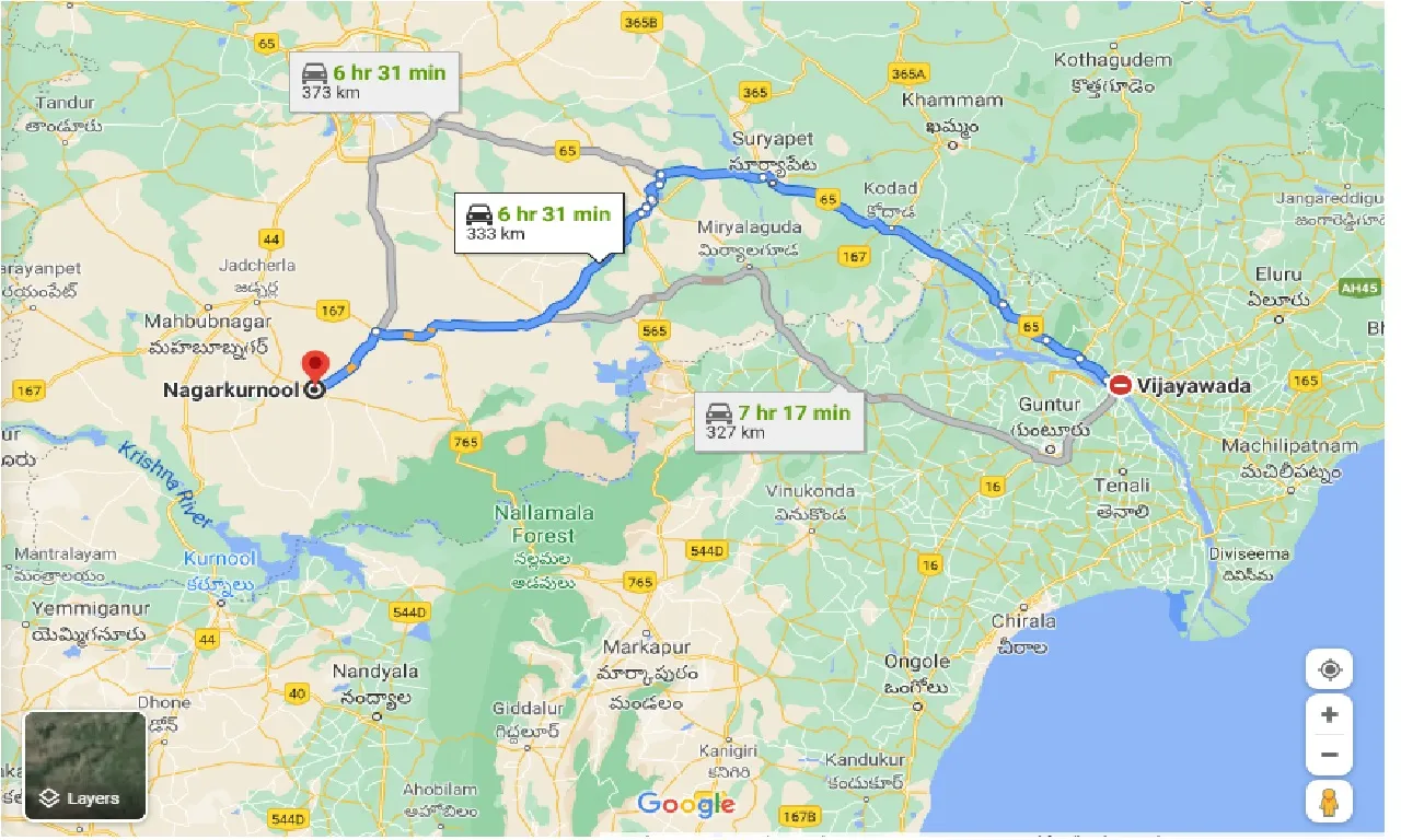 vijayawada-to-nagarkurnool-taxi