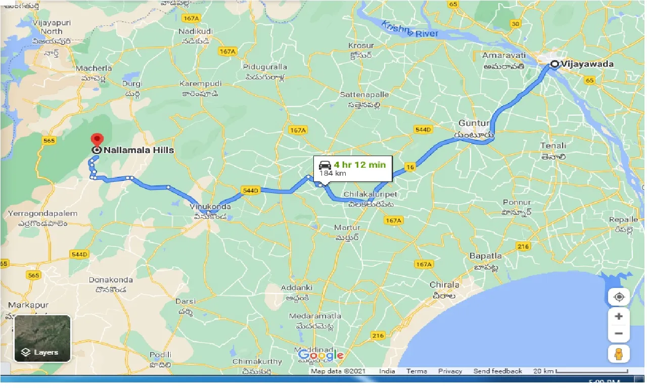 vijayawada-to-nallamala-taxi