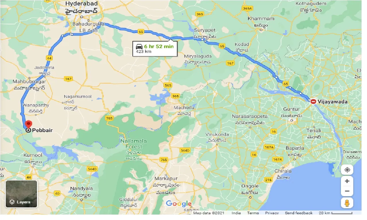 vijayawada-to-pebbair-taxi